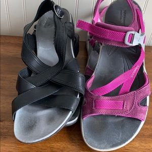2 pairs Merrell Sandals size 9